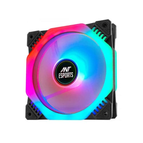 ANT ESPORTS OctaFlow 120mm Auto RGB Cabinet Fan (Black) (Single Pack) - 3