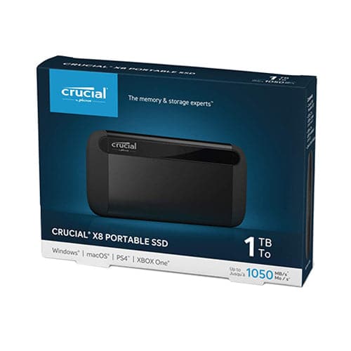CRUCIAL X8 1TB Portable Solid State Drive (SSD) - 3