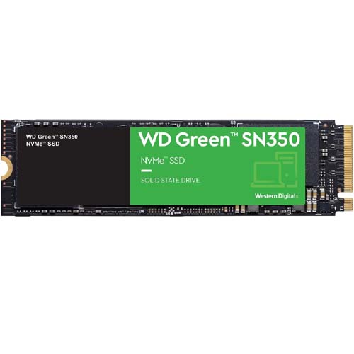 WESTERN DIGITAL Green SN350 480GB M.2 NVME Gen 3 Solid State Drive ( SSD ) - 4