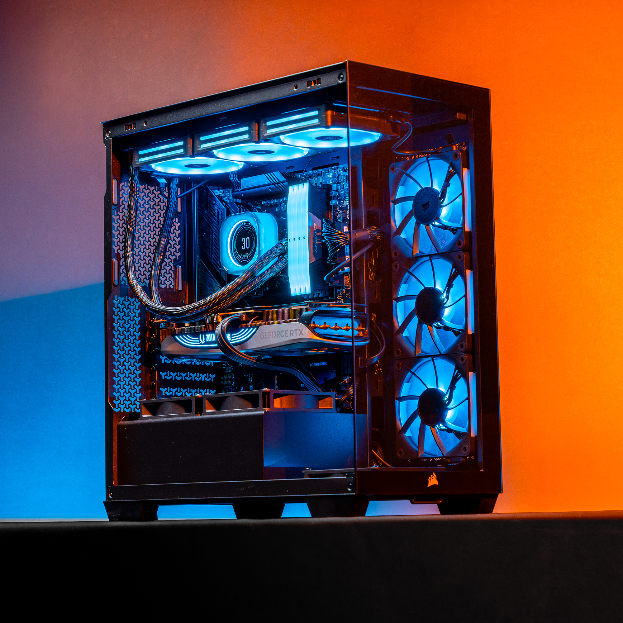 NeroX AE47 ( Intel i9 14900KF / NVIDIA RTX 5080 16GB / 64GB RAM DDR5 / 1TB M.2 NVME Gen4 SSD / 500GB M.2 NVME Gen4 SSD ) Custom PC Build for After Effects Rendering