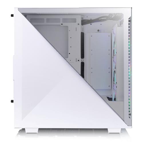 THERMALTAKE Divider 500 Snow ARGB ATX Mid Tower Cabinet (White) - 5