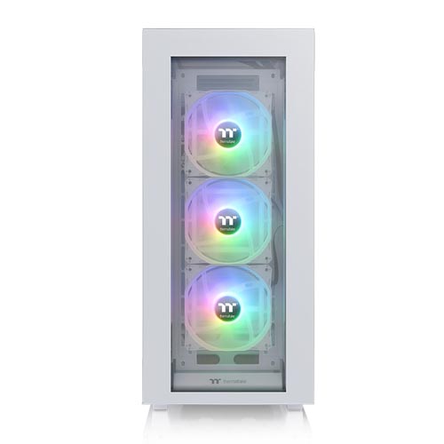 THERMALTAKE Divider 500 Snow ARGB ATX Mid Tower Cabinet (White) - 3