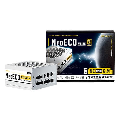 ANTEC NE850G M 850W White 80 + Gold Fully ModularATX 2.0 Power Supply - 2