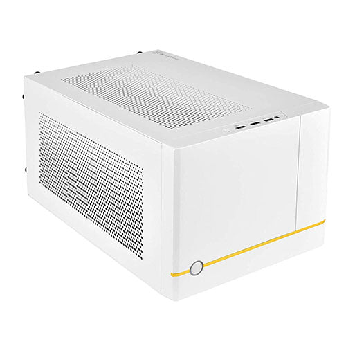 SILVERSTONE SG14 MATX Mini Tower Cabinet (White) - 2