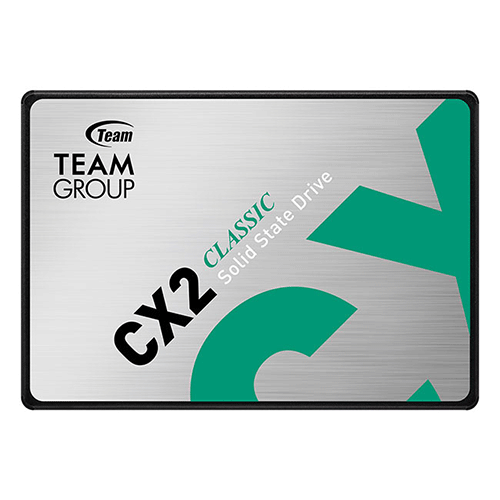 TEAMGROUP CX2 512GB 2.5 SATA SATA 3 3D NAND Internal Solid State Drive (SSD)