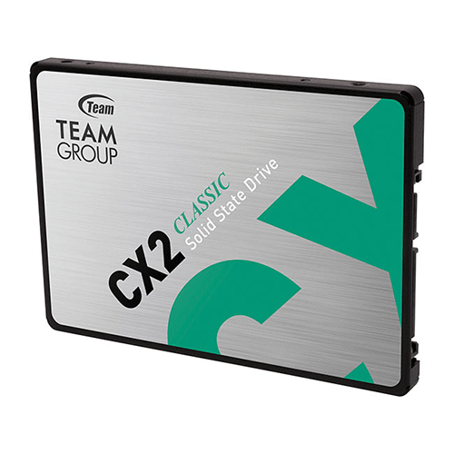 TEAMGROUP CX2 512GB 2.5 SATA SATA 3 3D NAND Internal Solid State Drive (SSD) - 4