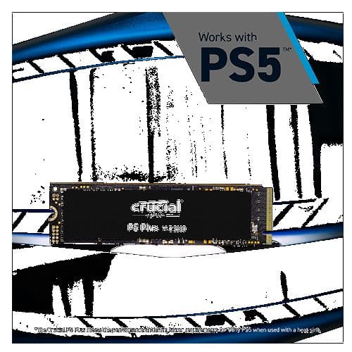 CRUCIAL P5 Plus 2TB M.2 NVMe Gen4 Solid State Drive - 4