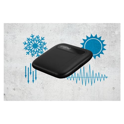 CRUCIAL X6 4TB Portable Solid State Drive (SSD) - 5