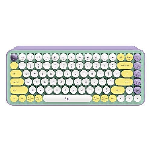 LOGITECH POP Keys 60% Semi Mechanical Wireless Keyboard ( Mint ) ( Brown Switch )
