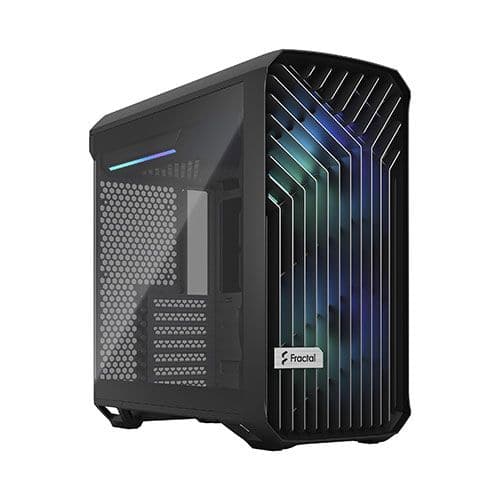 FRACTAL DESIGN Torrent Compact RGB Light Tint EATX Mid Tower Cabinet (Black) – TechCure India