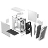 FRACTAL DESIGN Torrent Compact Clear Tint EATX Mid Tower Cabinet (White) - 4