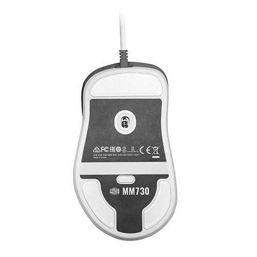 COOLER MASTER MM730 Wired Ergonomic Gaming Mouse ( M MM-730-WWOL1 ) ( 16000DPI / 6 Macro Buttons ) ( White ) - 3
