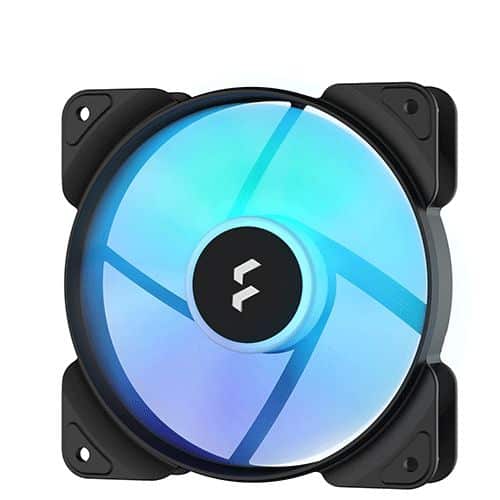 FRACTAL DESIGN Aspect 12 RGB Black Frame 120mm Cabinet Fan (Black) (Single Pack) - 2