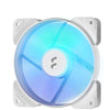 FRACTAL DESIGN Aspect 12 RGB White Frame 120mm Cabinet Fan (White) (Single Pack) - 2