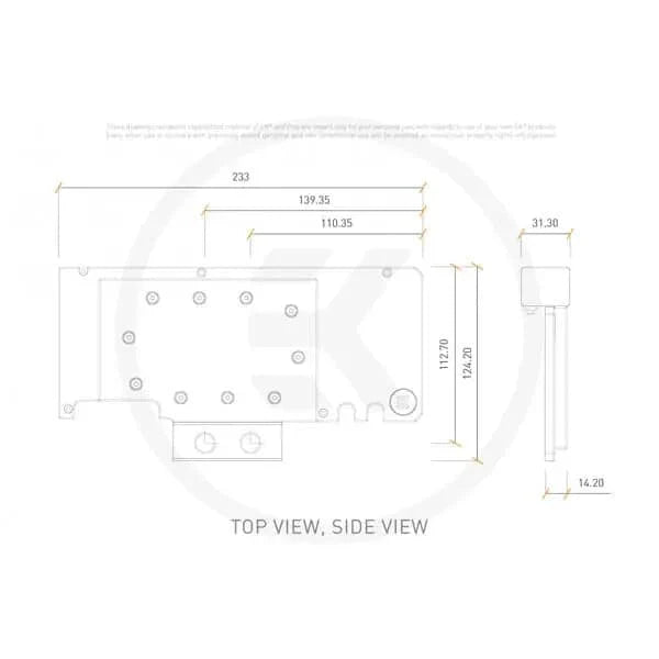 EK - Quantum Vector Trinity RTX 3080/3090 Active Backplate D-RGB - Plexi - 4