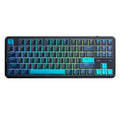 AULA F87 Wireless Tri Mode (2.4GHz/Type-C/BT) RGB Mechanical Gaming Keyboard (Blue+Black+Cyan,Graywood V4 Switch,F87CW) – TechCure India