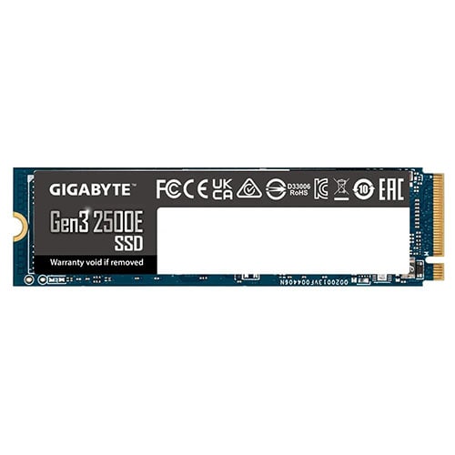 GIGABYTE Gen3 2500E 1TB M.2 NVME Gen3 Internal Solid State Drive ( SSD ) - 2