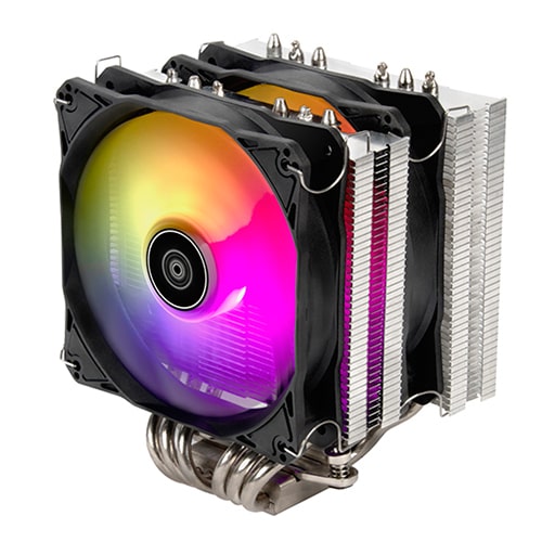 SILVERSTONE Hydrogon D120 ARGB Dual Tower CPU Air Cooler (Black) - 2