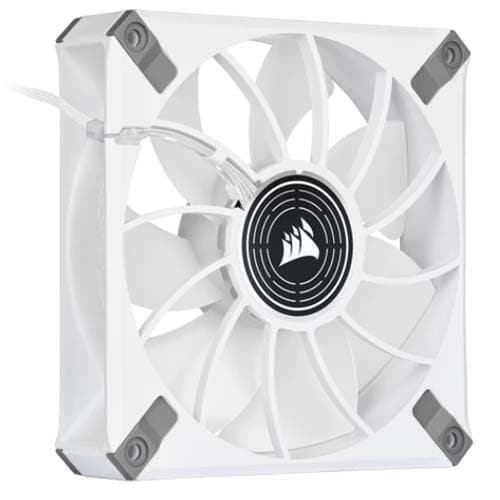 CORSAIR ML120 Elite 120mm White Premium PWM Magnetic Levitation Cabinet Fan (White) (Single Pack) - 3