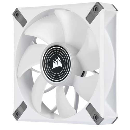 CORSAIR ML120 Elite 120mm White Premium PWM Magnetic Levitation Cabinet Fan (White) (Single Pack) - 2