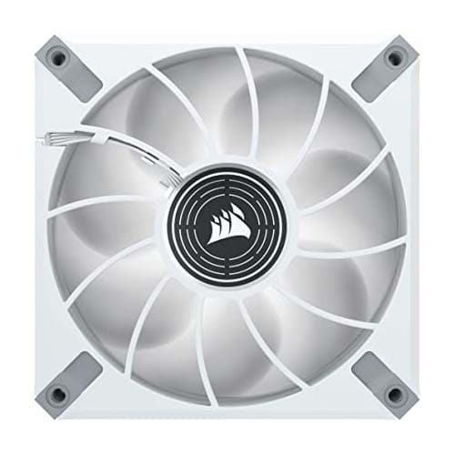 CORSAIR ML120 Elite 120mm White Premium PWM Magnetic Levitation Cabinet Fan (White) (Single Pack) - 4