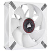 CORSAIR ML120 Elite 120mm Red Premium PWM Magnetic Levitation Cabinet Fan (White) (Single Pack) - 5