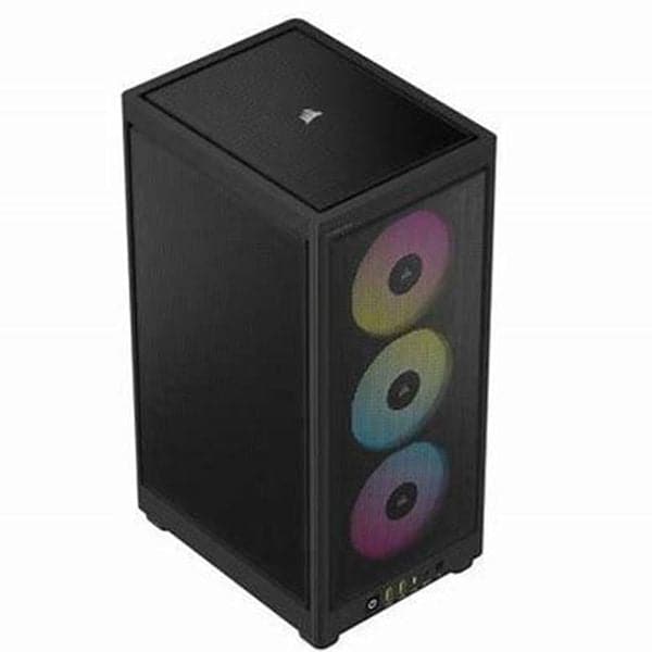 CORSAIR iCUE 2000D RGB Airflow ITX Mini Tower Cabinet (Black) - 3