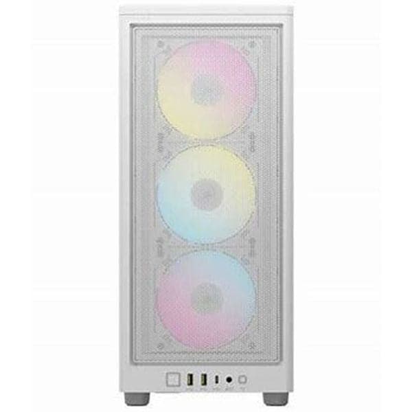 CORSAIR iCUE 2000D RGB Airflow ITX Mini Tower Cabinet (White) - 2