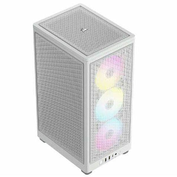 CORSAIR iCUE 2000D RGB Airflow ITX Mini Tower Cabinet (White) - 3
