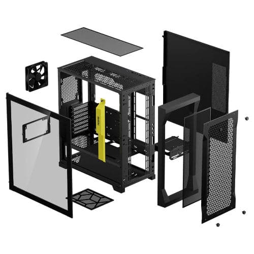 GAMDIAS Athena P1 LIte ATX Mid Tower Cabinet (Black) - 5
