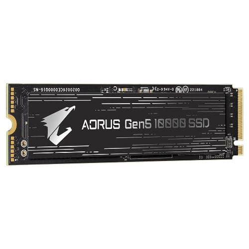 GIGABYTE Aorus Gen5 10000 1TB M.2 NVMe Internal Solid State Drive (SSD) - 4