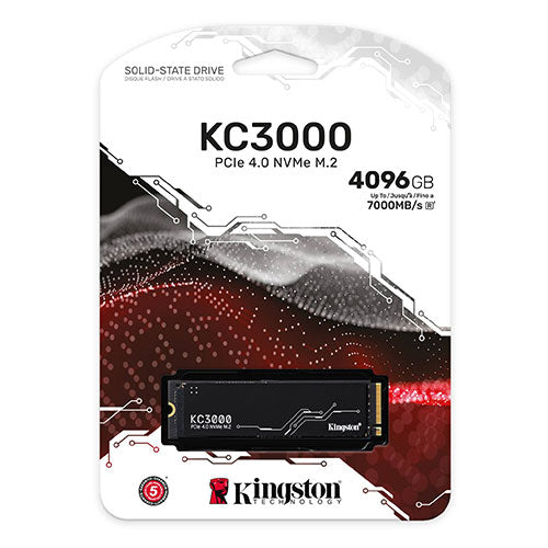 KINGSTON KC3000 4TB NVME M.2 Gen4 Internal Solid State Drive ( SSD ) - 3