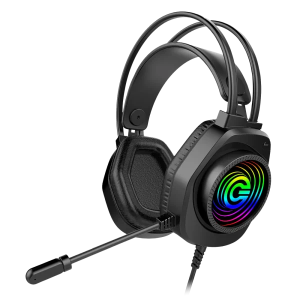 Circle Aura Auster Wired Gaming Over Ear USB Headphones – TechCure India
