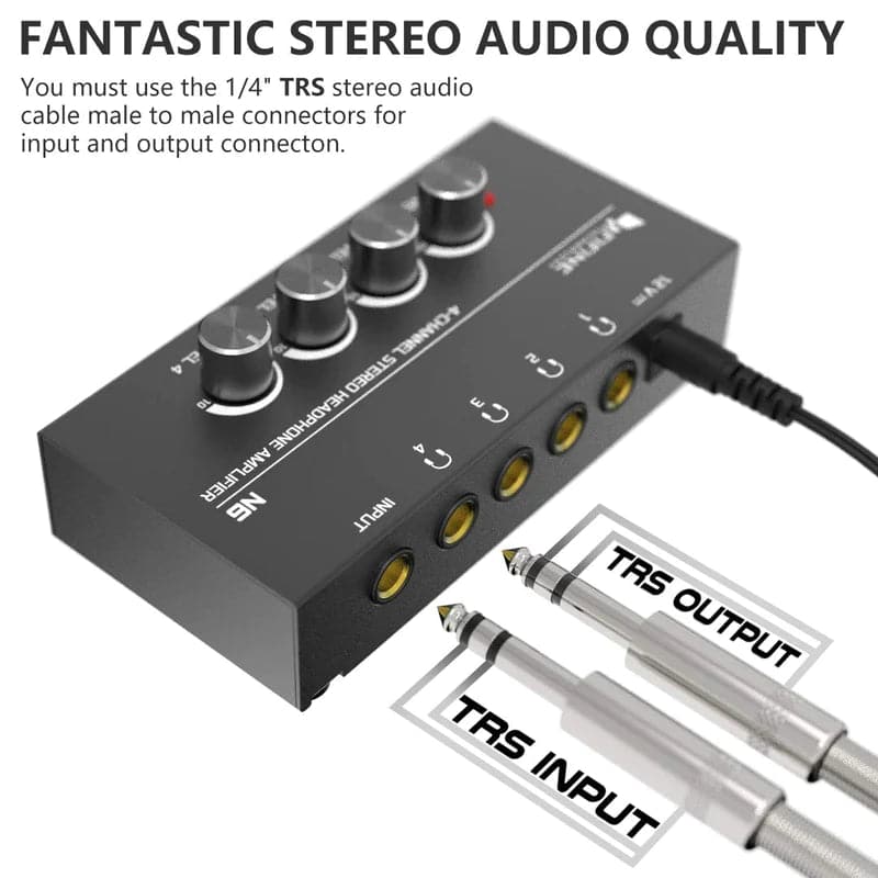 FIFINE N6 Stereo Headphone Amplifier - 3