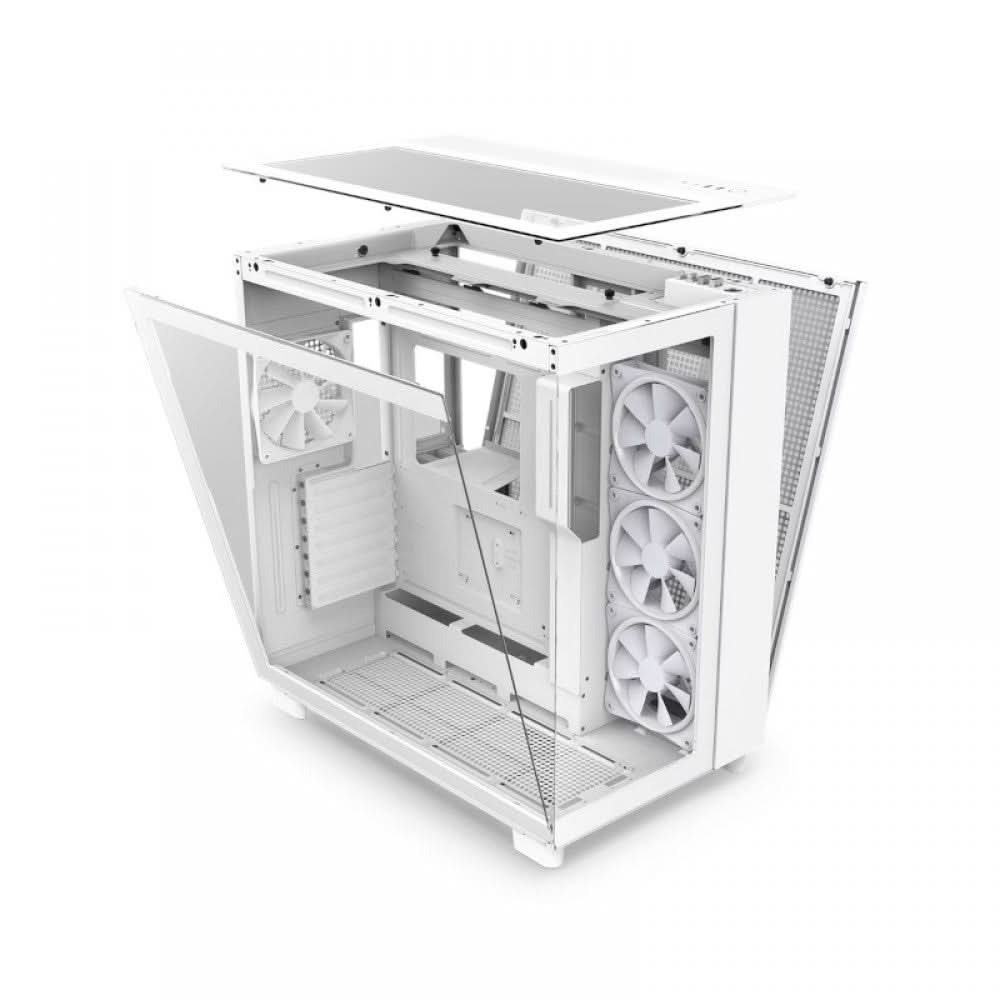 NZXT H9 ELITE MID-TOWER ATX CABINET WHITE CM-H91EW-01 – TechCure India