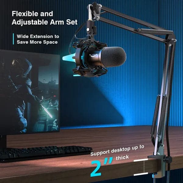 FIFINE K651 USB Computer Microphone Kit - 6