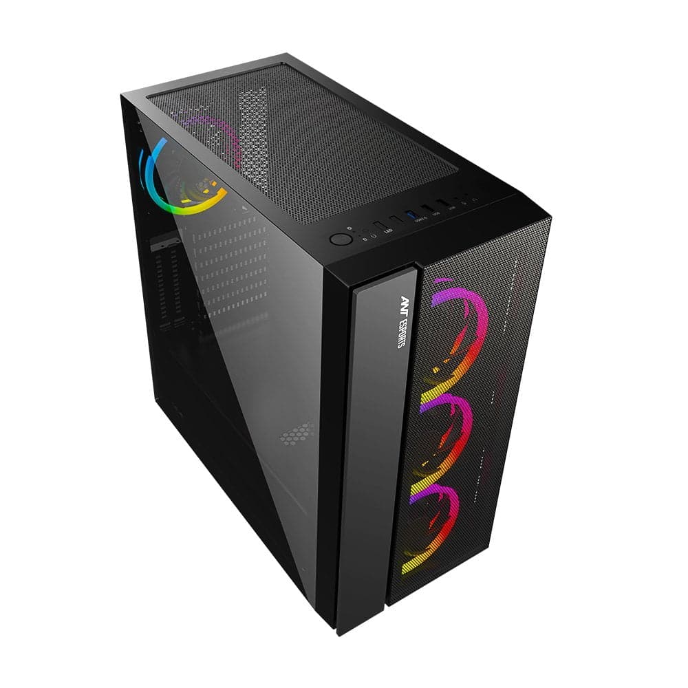 ANT ESPORTS ICE-511MT RGB EATX Mid Tower Cabinet (Black) - 5