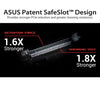 ASUS RS200 ROG Strix Riser Cable PCI-E 3.0 x16 High Speed Flexible Extender Card Extension Port 90 Degree Adapter (240 mm) - 4