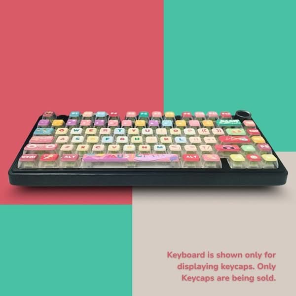 Aula Leobog PBT Pudding Keycaps 119 Qty Pudding keycaps Mixcolor (PdKMix) – TechCure India