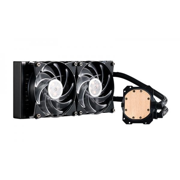 COOLER MASTER MasterLiquid ML240L RGB 240mm CPU Liquid Cooler (Black) - 3