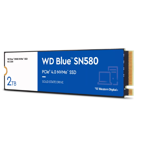 WESTERN DIGITAL Blue SN580 2TB Gen4 NVMe Internal Solid State Drive ( SSD ) - 2