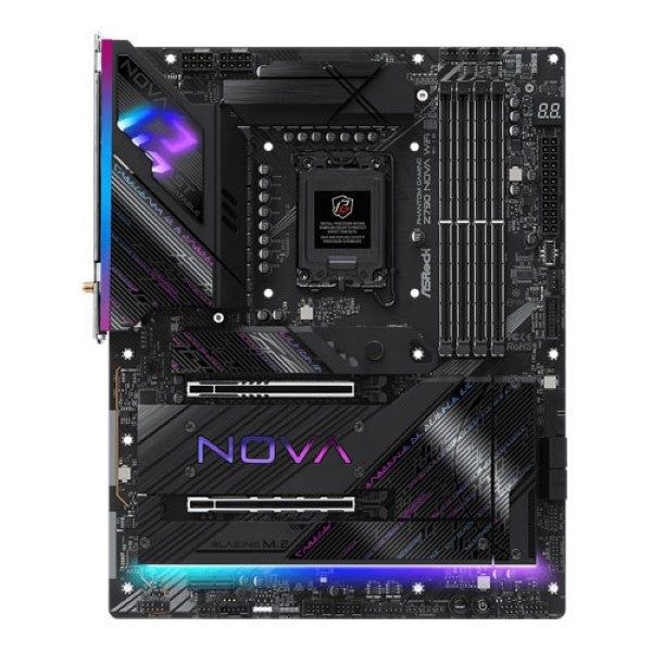 Asrock Z790 Nova WiFi Intel LGA 1700 DDR5 ATX Motherboard Supports Intel 12th , 13th & 14th Gen Processors – TechCure India
