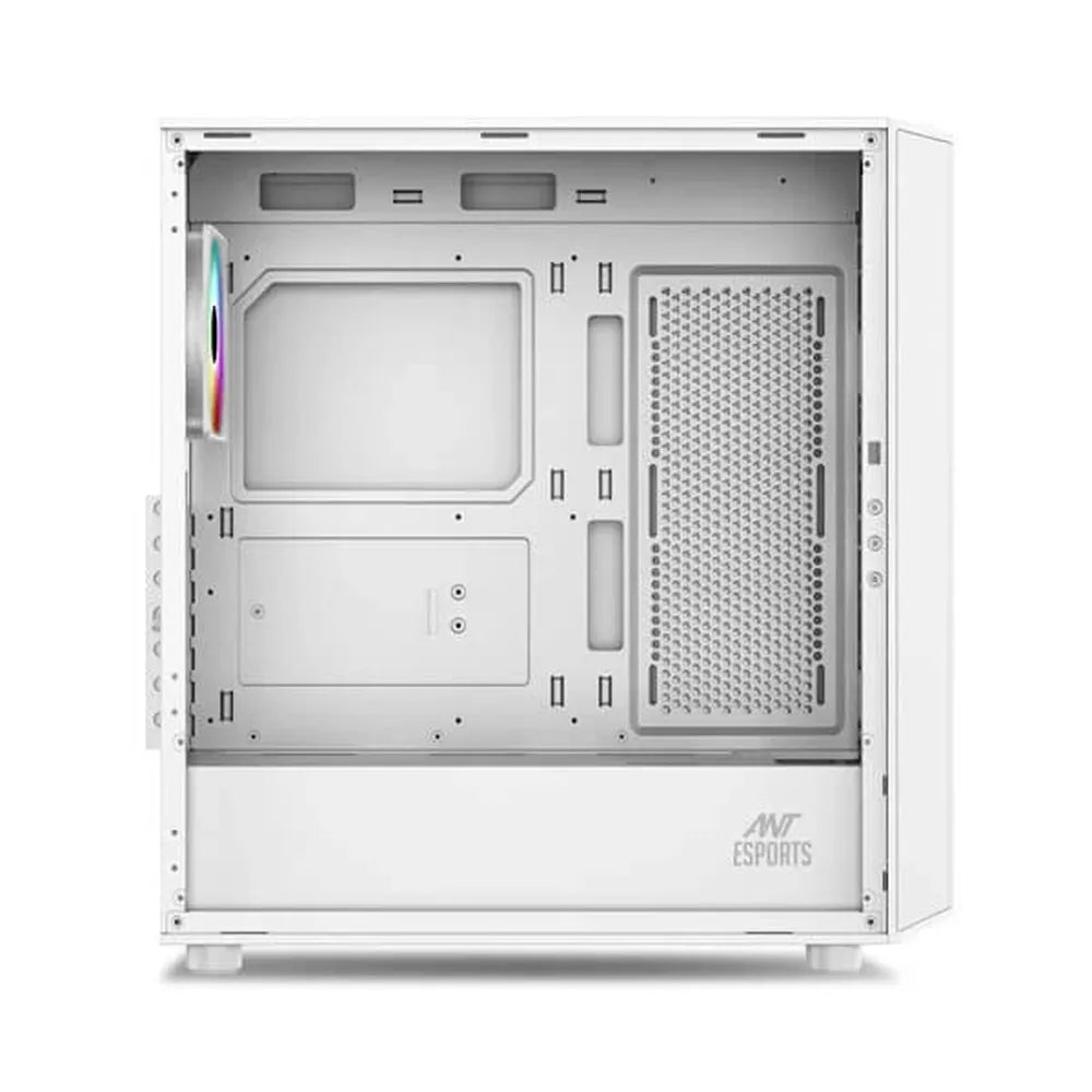 ANT ESPORTS 411 Air ARGB EATX Mid Tower Cabinet (White) - 3