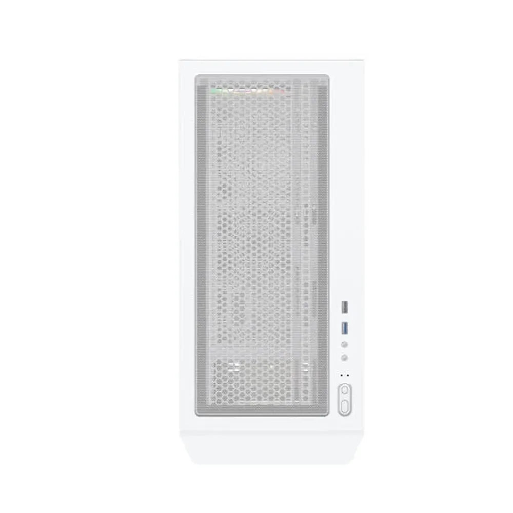 ANT ESPORTS 411 Air ARGB EATX Mid Tower Cabinet (White) - 4