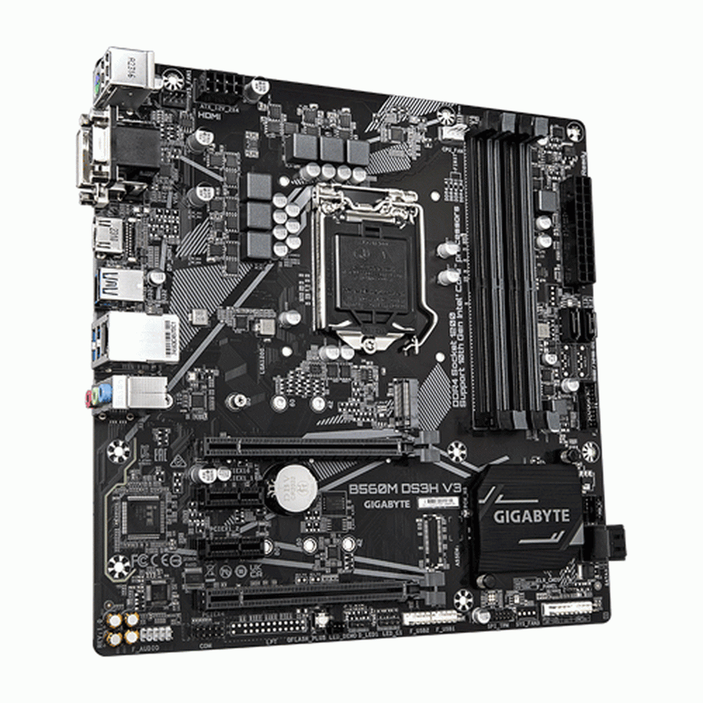 GIGABYTE B560M DS3H V3 DDR4 Intel Motherboard - 3