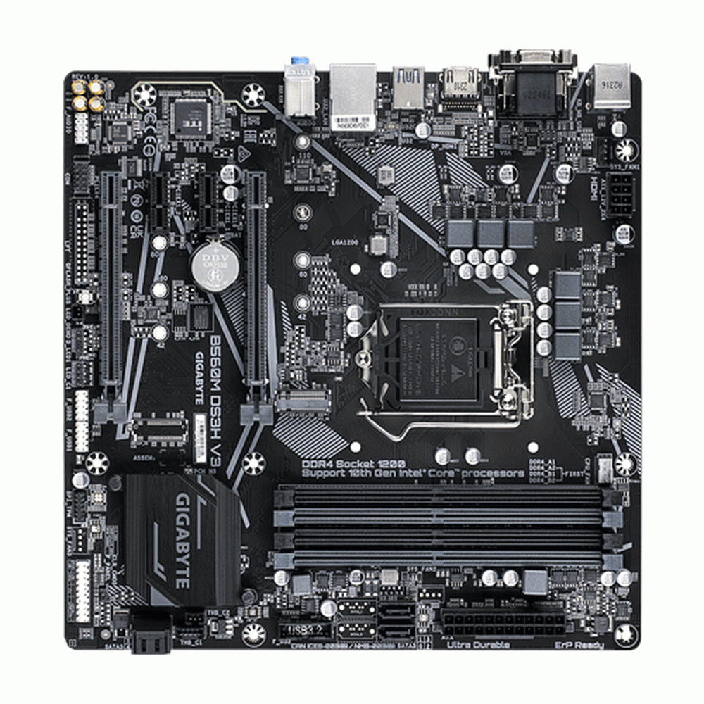 GIGABYTE B560M DS3H V3 DDR4 Intel Motherboard - 4