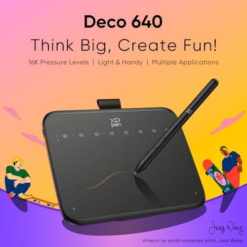 XP PEN DECO 640 GRAPHICS DRAWING PEN TABLET – TechCure India