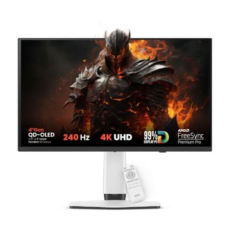 BenQ MOBIUZ EX321UZ 32 Inch 4K UHD 4th Gen QD-OLED 240Hz Gaming Monitor – TechCure India