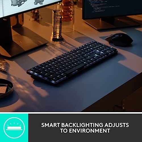 LOGITECH MX MECHANICAL WIRELESS PERFORMANCE KEYBOARD,GRAPHITE – TechCure India