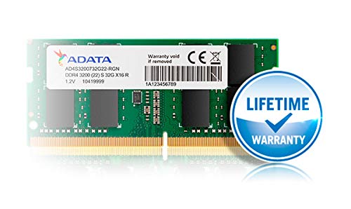 ADATA PREMIER 32GB (1X32GB) 3200 MHZ CL22 SO-DIMM LAPTOP RAM (AD4S320032G22-SGN) – TechCure India